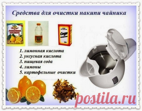 Как почистить чайник от накипи | Все ладно