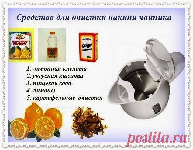 Как почистить чайник от накипи | Все ладно