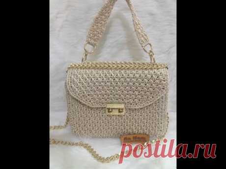 Phần 1: Hướng dẫn móc túi xách khoá bấm mini (Instruction for crochet bags with mini lock - Part 1)