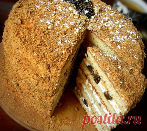 ЭТО ВАМ НЕ "НАПОЛЕОН"! ЭТО ВАМ "КУТУЗОВ"! Торт с тающим во рту медовым вкусом!