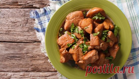 Блюдо из дайкона с мясом