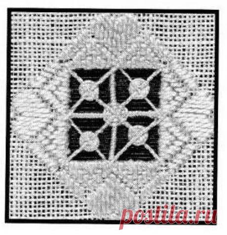 Школа HARDANGER | Урок вышивки 24 - Переплетение паутины (Interlocking Spider Webs) | Школа HARDANGER