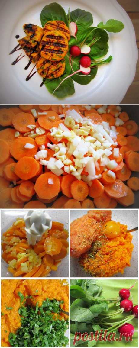 Заботитесь о своём здоровье? Морковно-куриные котлетки на гриле — Вкусные рецепты