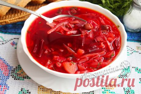 Вегетарианский борщ с фасолью: рецепт очень вкусно, бесподобно Вегетарианский борщ с фасолью получатся бесподобно вкусным, очень наваристым и сытным. Рецепт с пошаговыми фото поможет приготовить его легко и просто.