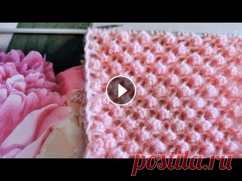 Ажурный узор "Паутинка" (снежинка ❄) Мастер-клас. Шикарный узор для бактуса, палантина, пончо, жакета, пуловера и т д Вяжется очень просто, а получается эффектно! ✨ Число петель кратно 4 +2 кромочные ...