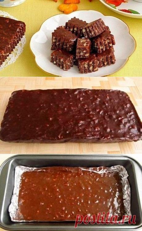 шоколадно-ореховые тянучки - рецепт, ингридиенты и фотографии