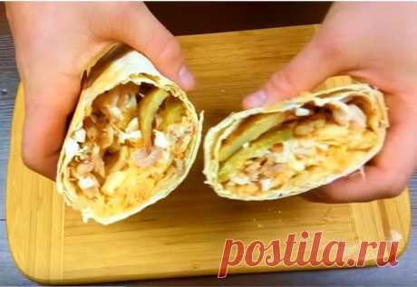 Шаурма стоимостью не больше чашки кофе: Как из минимума продуктов приготовить сытный перекус
