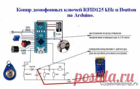 Как сделать своими руками копировальщик контактных и бесконтактных ключей домофона