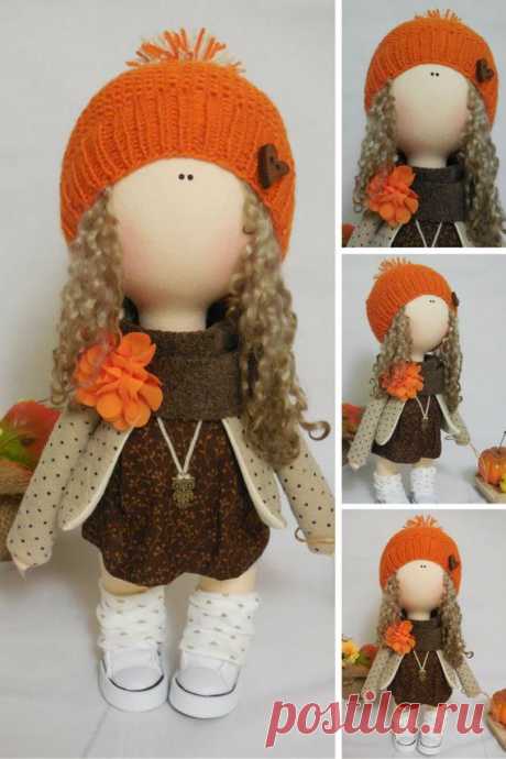 Cloth doll Handmade doll Tilda doll Textile by AnnKirillartPlace