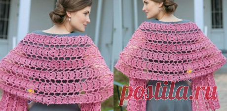 Thread Crochet Shawl Pattern, Amazing And Very Beautiful!!