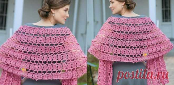 Thread Crochet Shawl Pattern, Amazing And Very Beautiful!!