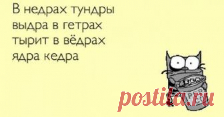 40 современных скороговорок для развития дикции и поднятия настроения.