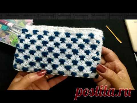 Knitting मोबाइल पर्स बनाना सीखें : D-352 (Hindi) Jasbir Creations