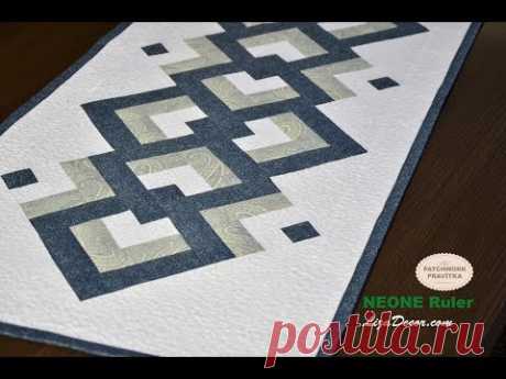 Patchwork Tutorial pro začínající patchworkářky - Snadný a rychlý postup podle základního pravítka.