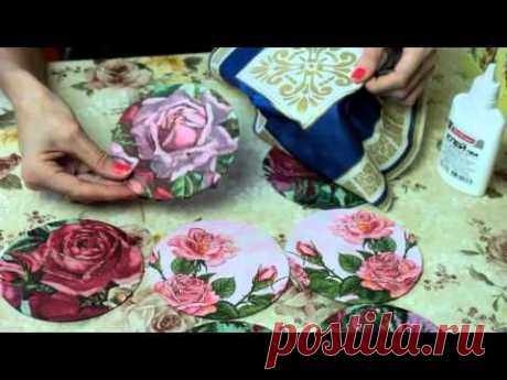 Декупаж CD дисков