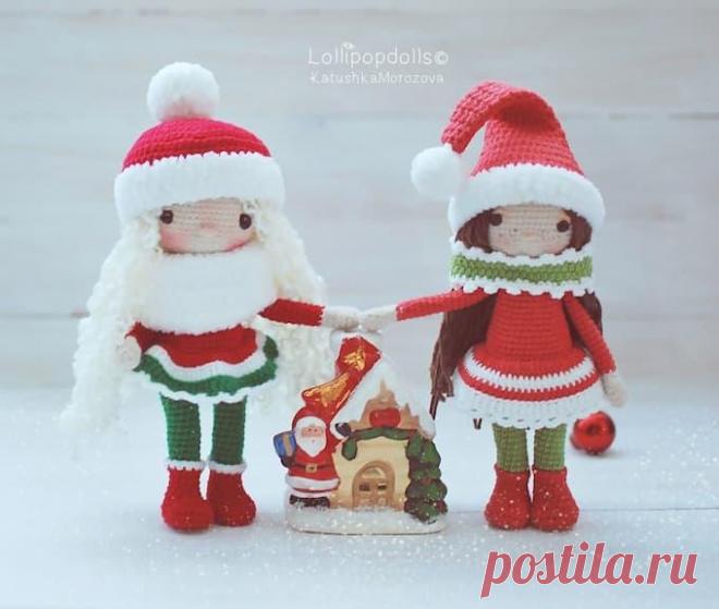 Снежные девчонки крючком. Амигуруми схемы и описания. Автор: Катюша Морозова