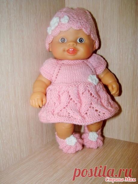 Малышка в розовом наряде. - Вязание - Страна Мам