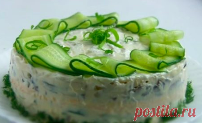 Рецепт красивого, яркого и вкусного салата «Мадмуазель»