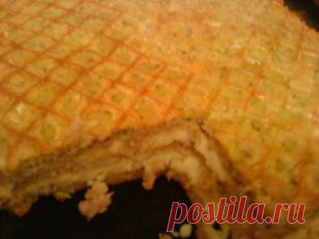 Вафельный мясной торт – пошаговый рецепт с фотографиями
