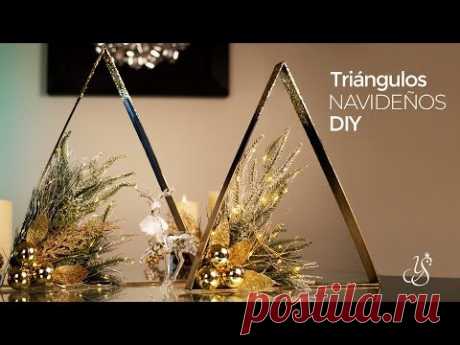 Triángulos Navideños DIY