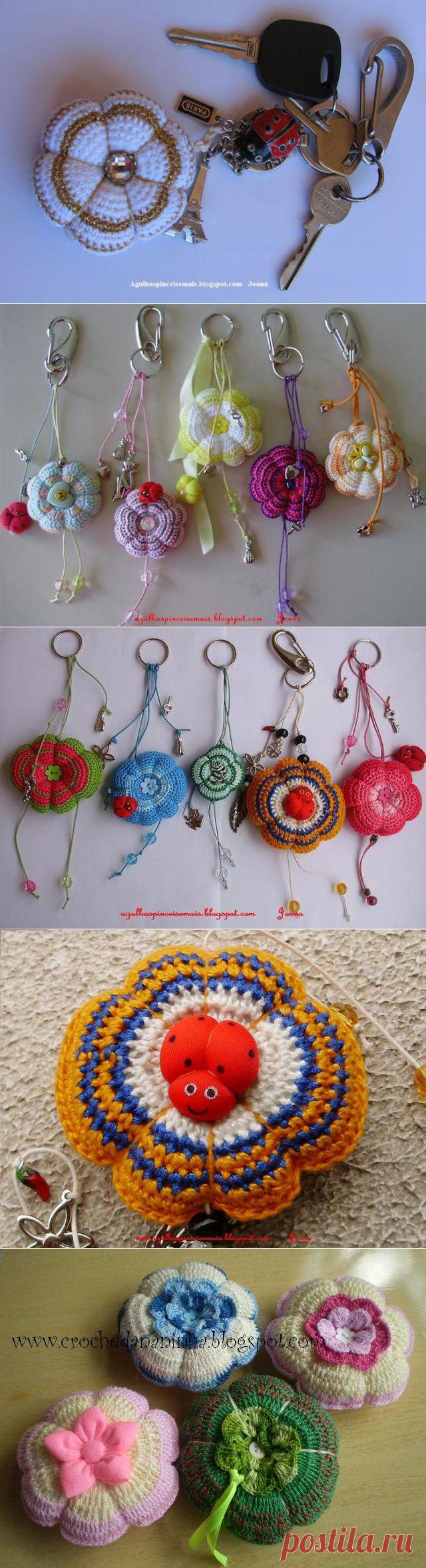 вяжем крючком бискорнюшечки.