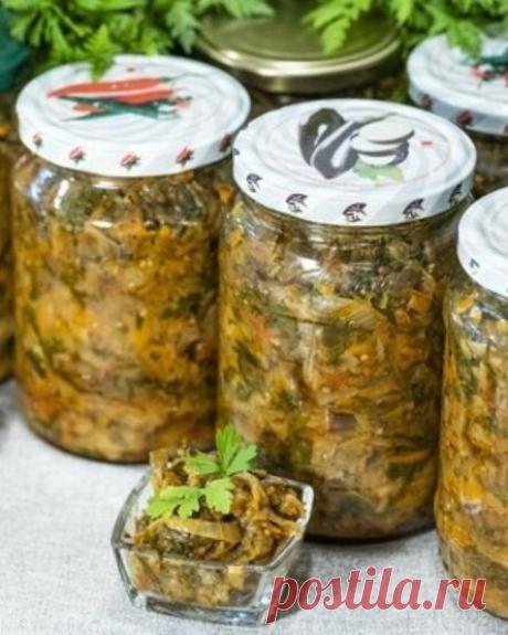 Настоящая баклажанная икра на зиму