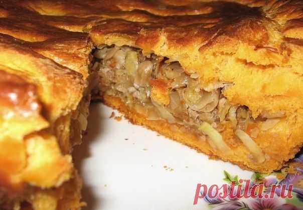 ПИРОГ С КВАШЕНОЙ КАПУСТОЙ И ЯЙЦАМИ