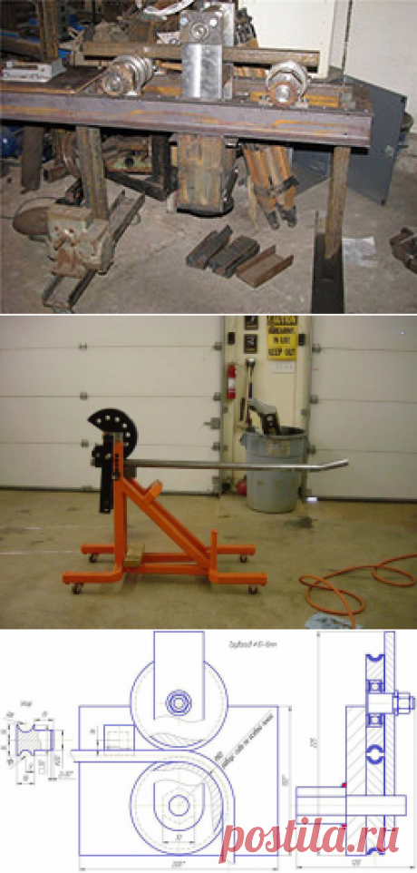 Гибочный станок для профильной трубы каркаса теплицы своими руками: общ. сведения, инструменты и материалы, подготовительные работы и чертеж, этапы изготовления, видео