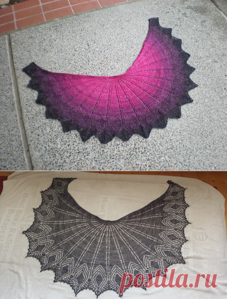 Ravelry: 2016 картина Mystery Шаль Мириам Pike