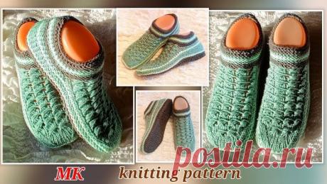 🤩Новинка‼️МК ➡️ На двух спицах, с ростком задника и без шва на подошве 🤗