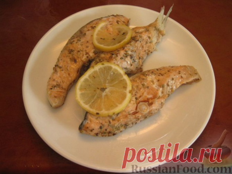 Рецепт: Нежная семга в пароварке на RussianFood.com