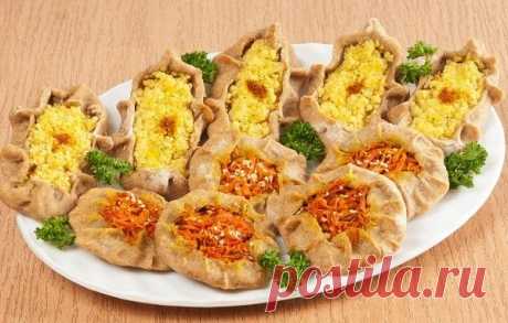 Калитки с морковью и пшеном