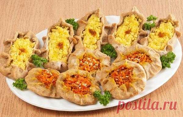 Калитки с морковью и пшеном