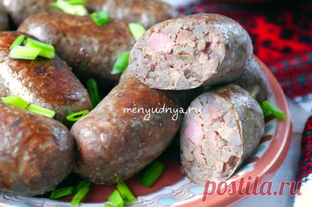 Печеночная колбаса с гречкой - Меню Дня - menyudnya.ru