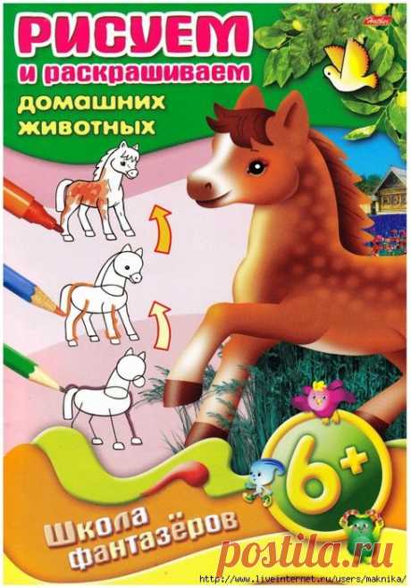 Рисуем и раскрашиваем домашних животных