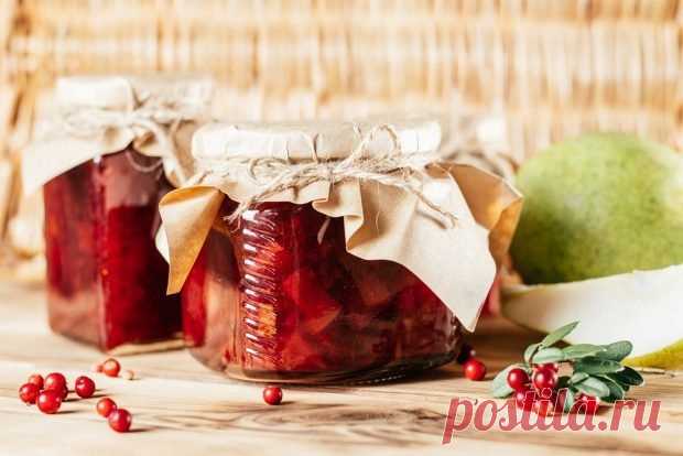 Варенье из брусники с яблоками — Домашняя кулинария