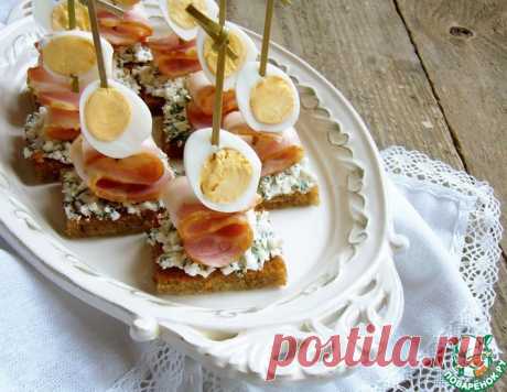 Канапе с беконом – кулинарный рецепт