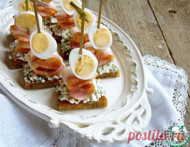 Канапе с беконом – кулинарный рецепт