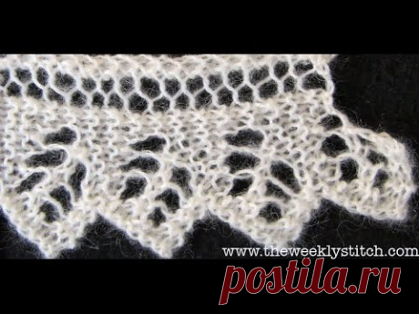 Кромочный узор - Листья (Belgian Lace)