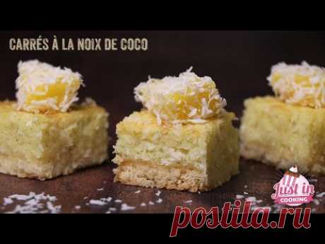 Recette des Carrés à la Noix de Coco