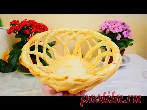 ПАСХАЛЬНАЯ АЖУРНАЯ СЪЕДОБНАЯ КОРЗИНКА!