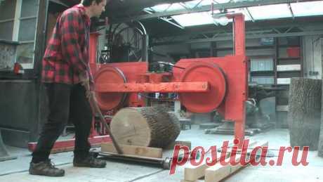 Matthias Burger's bandsaw sawmill