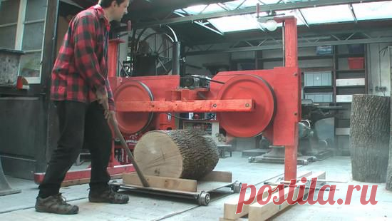 Matthias Burger's bandsaw sawmill