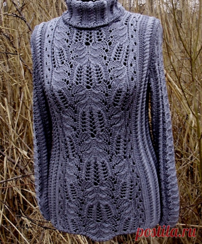 Свитер Graceful из журнала THE KNITTER - Knitting.Klubok.ru.com