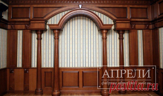 Дерево – само по себе является заготовкой для тысяч уникальных декоративных решений. Превосходно смотрится все: начиная с деревянных стеновых панелей и заканчивая потолками. Элитная мебель фабрики авторской мебели АПРЕЛИ, мебель на заказ, интерьер мебель, дизайн мебель, мебельная фабрика, авторская мебель, Апрелевская Мебельная Фабрика, апрели фабрика, апрели мебельная фабрика, АМФ, мебель, элитная мебель, проект под ключ, интерьеры из дерева