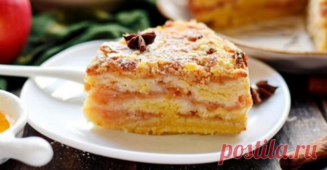 Яблучний пиріг «3 склянки» – простіше, ніж шарлотка | Смачні рецепти домашніх страв