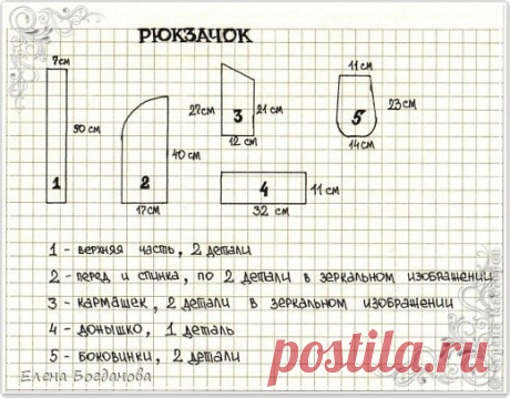 Шьем стильный рюкзачок - МК