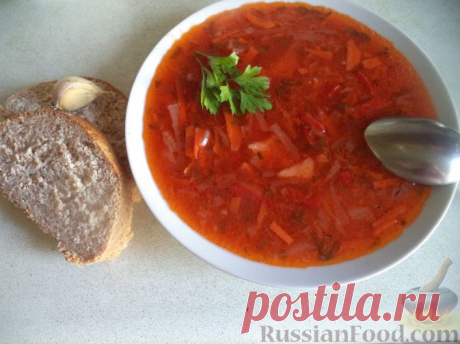 Борщ без мяса, 30 рецептов