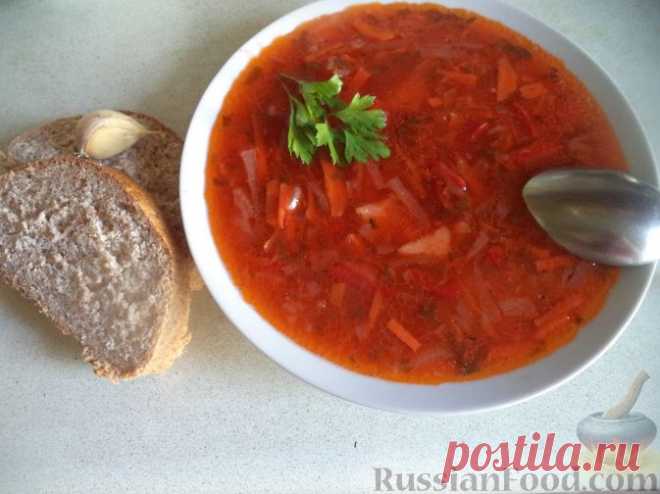 Борщ без мяса, 30 рецептов