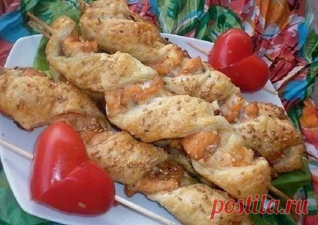 Рыбные шашлычки 